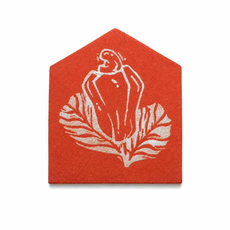 Bandeirola Cerâmica Caju Terracota