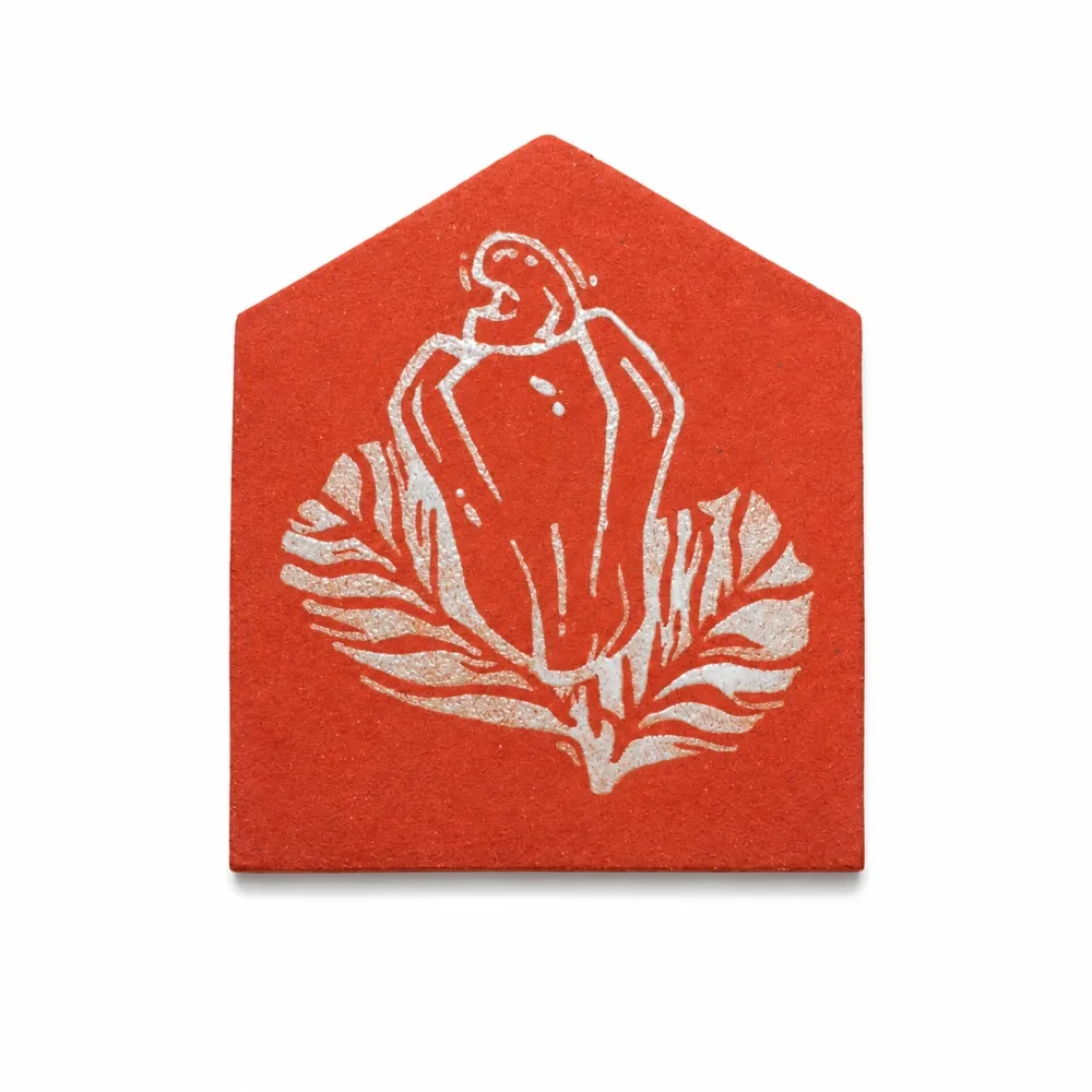 Bandeirola Cerâmica Caju Terracota
