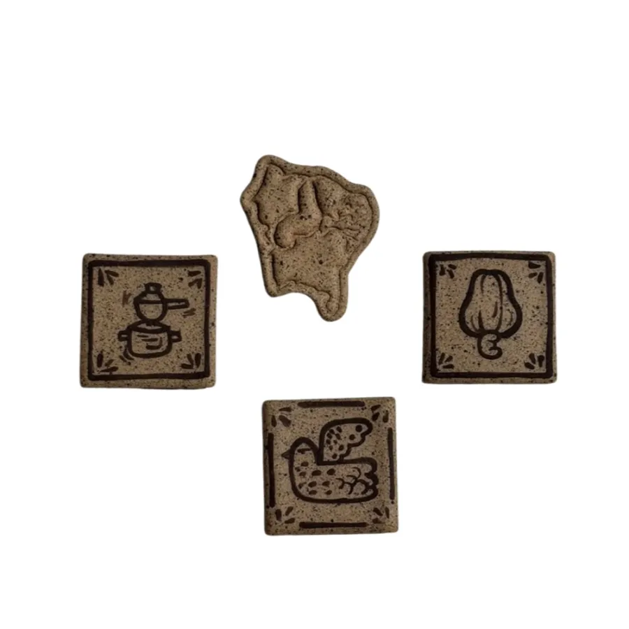Kit com 4 Ímãs Flocos