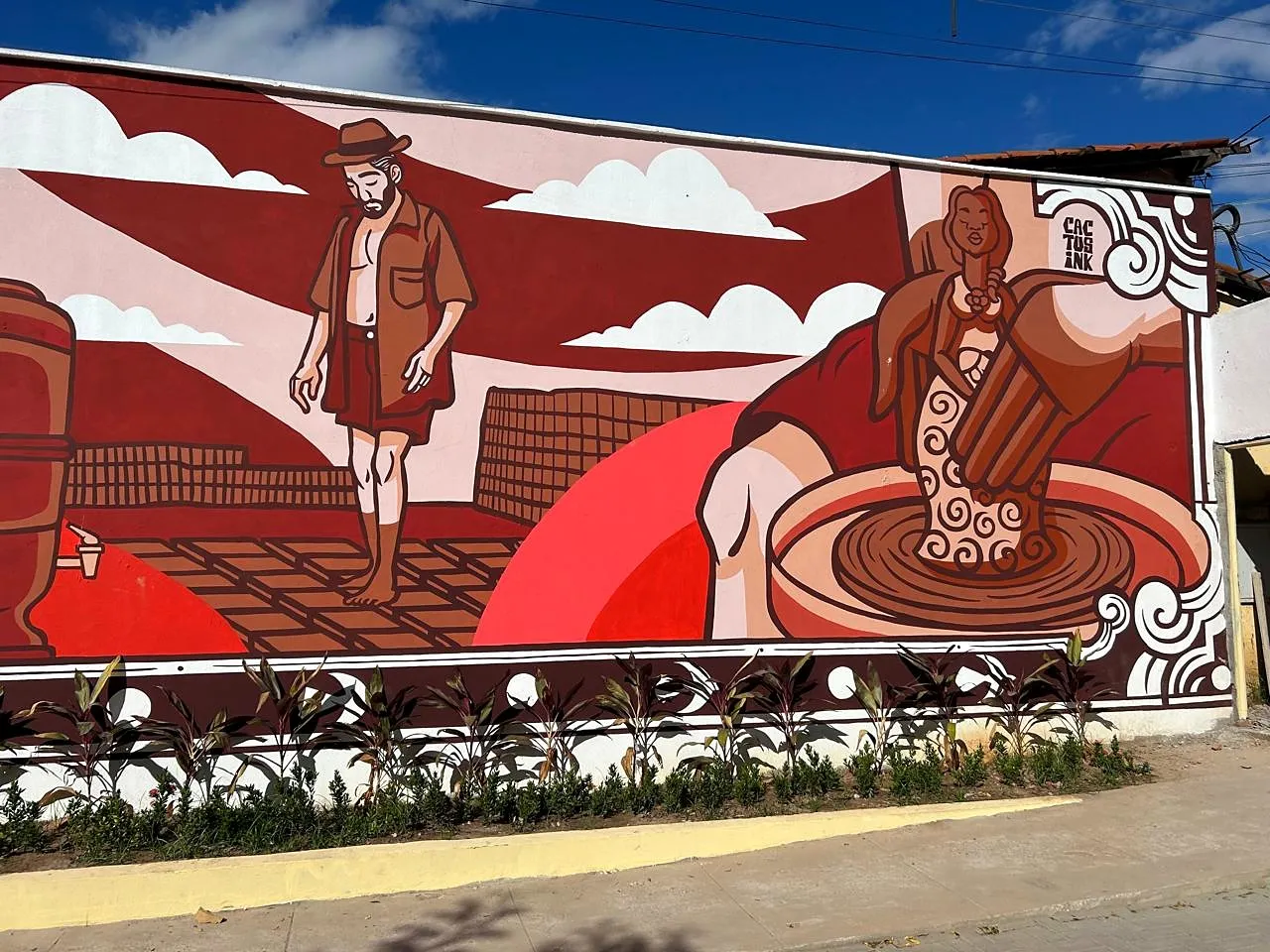 Oleiros e ceramistas, muro, Teresina